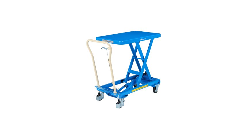 Table élévatrice manuelle Bishamon® simple ciseaux 300 kg