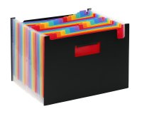 Trieur à soufflet Viquel Rainbow 24 divisions multicolores