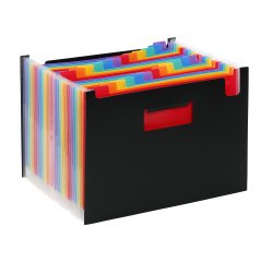 Trieur à soufflet Viquel Rainbow 24 divisions multicolores