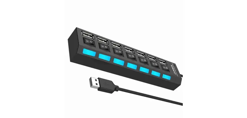 HUB Multipuerto USB 7 Puertos