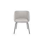 Chaise JULA, pieds métal noirs