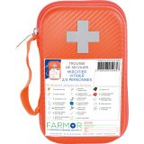 Trousse de secours Miroitier/Vitrier 2/4 personnes en PU orange