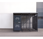 Abri vélo sécurisé Modèle 3x5m Décor Bambou