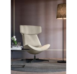 Lounge fauteuil CLEO Antraciet