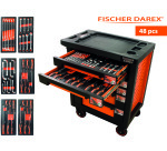 Servante équipée de 48 outils avec 6 modules