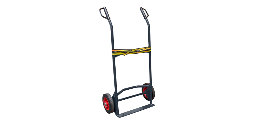 Diable porte-fût 250 kg 750 x 500 x 1290 mm roue caoutchouc