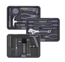 Caisse à outils compacte équipée 56 pièces JIMIHOME