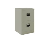 Cajonera monoblock-montada PFA2 Bisley 2 cajones archivo. Fija