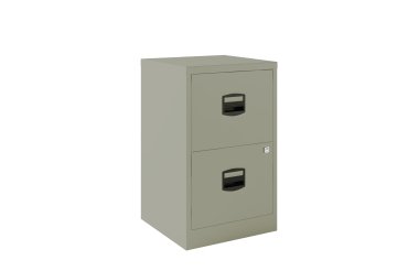 Cajonera monoblock-montada PFA2 Bisley 2 cajones archivo. Fija