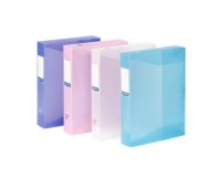 Boîte de classement CLASS DOC - A4 - Dos 6 cm - polypropylène PROPYSOFT VIQUEL - Coloris assortis