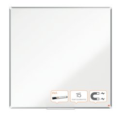 Pizarra NOBO Premium Plus acero lacado1200x1200mm, blanco
