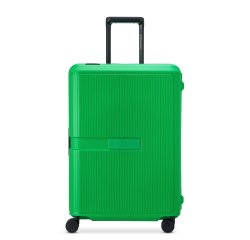 Valise 4 doubles roues 67 cm Color Block hardside vert