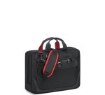 Parvis + serviette 2 compartiments noir