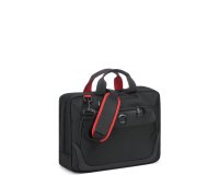 Parvis + serviette 2 compartiments noir