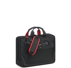 Parvis + serviette 2 compartiments noir