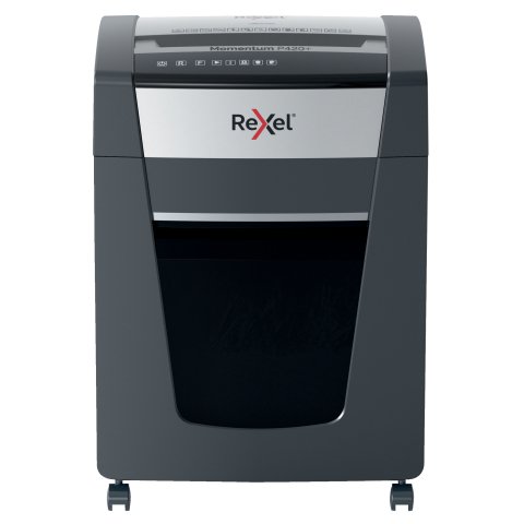 Destructora Rexel Momentum Extra P420+, negro/plata