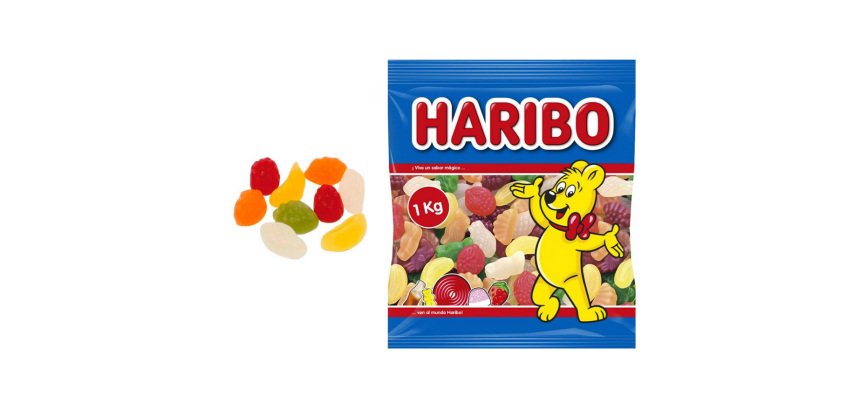 Gominolas Haribo Mini Trutifutti - Bolsa 1 Kg
