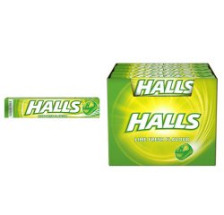 Caramelos Halls Lime Fresh Sin azúcar -  Estuche 20 Unidades