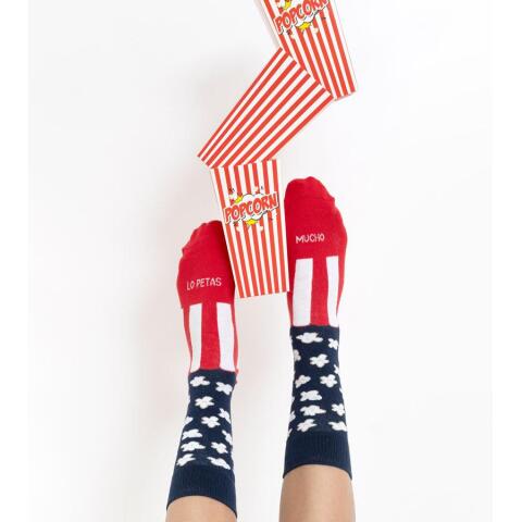 Calcetines "Lo petas mucho" Palomitas - low impact talla 36-41