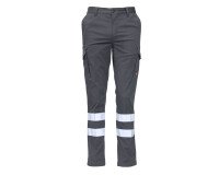 Pantalón básico multibolsillos con bandas reflectantes