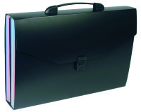 Trieur valisette polypropylène Viquel Rainbow Class - 24 onglets