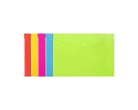 Pochette enveloppe A3 - HAPPY FLUO  VIQUEL - polypropylène - coloris assortis