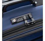Maubert 2.0 valise cabine extensible 4 doubles roues 55 cm bleu