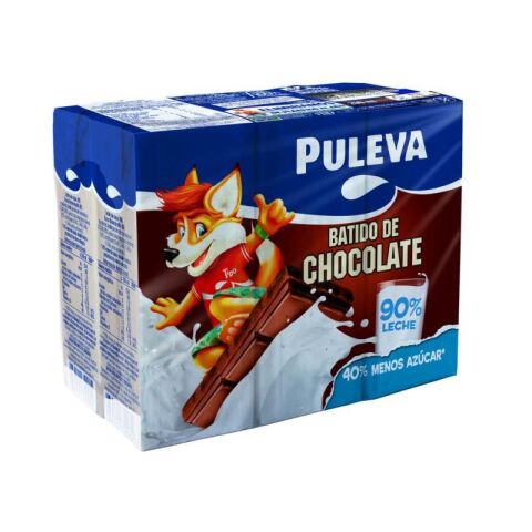 Batido Puleva cacao brik 20 cl - Pack 6 Unidades