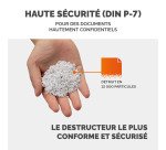 Destructeur Fellowes Powershred 425HS - coupe croisée