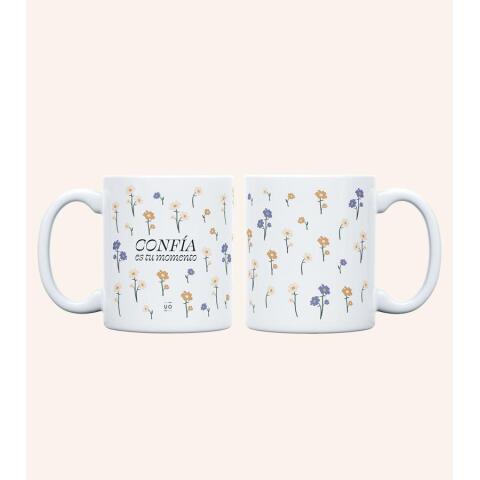 Taza "Confía es tu momento" 350ml, cerámica