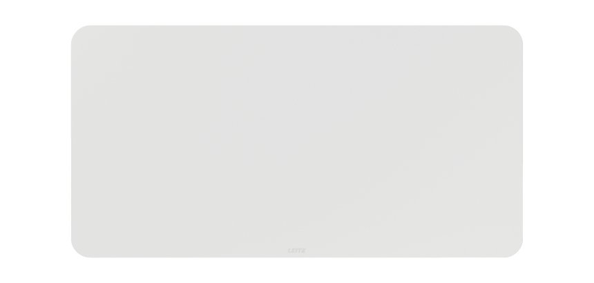 Alfombrilla de escritorio grande de cuero Leitz - Gris claro