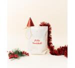 Bolsa tela regalo "¡Feliz Navidad!"
