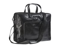 Sacoche ordinateur cuir avec housse intégrée pour ordinateur 15,6"