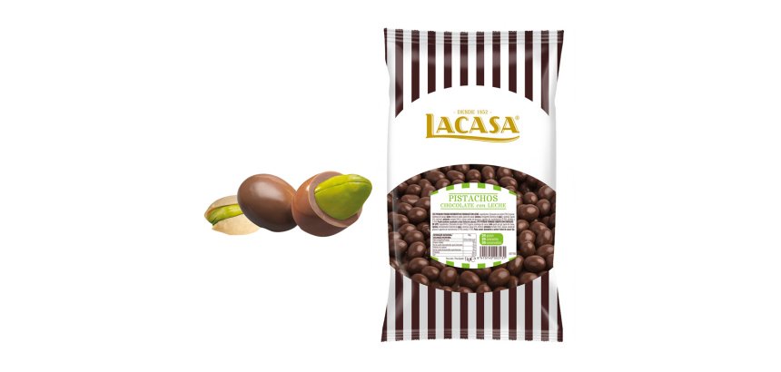 Pistacho Chocolate con Leche Lacasa