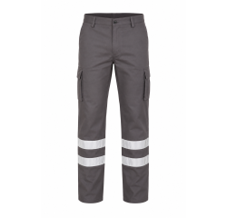 Security Line Pantalon De Trabajo Reflectante SLR 04 gris