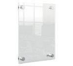 Porta póster acrílico transparente mural, A5