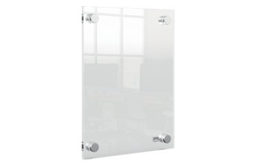 Porta póster acrílico transparente mural, A5