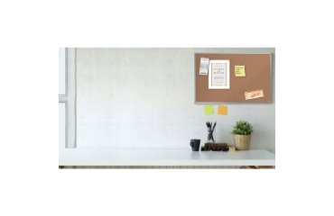 Tablero de anuncios de corcho Nobo Essence de 900x600 mm
