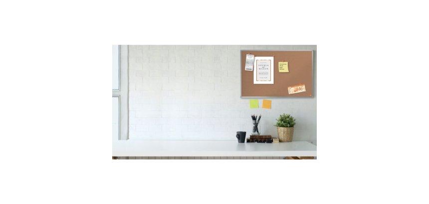 Tablero de anuncios de corcho Nobo Essence de 900x600 mm