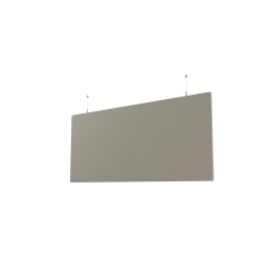 Baffle de plafond acoustique Camille en PET 12 mm- L 140 cm - fixation réglable