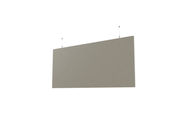 Baffle de plafond acoustique Camille en PET 12 mm- L 140 cm - fixation réglable