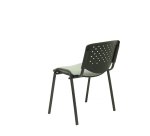 Silla confidente Pétrola - pack de  4 - Gris