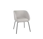 Chaise JULA, pieds métal noirs