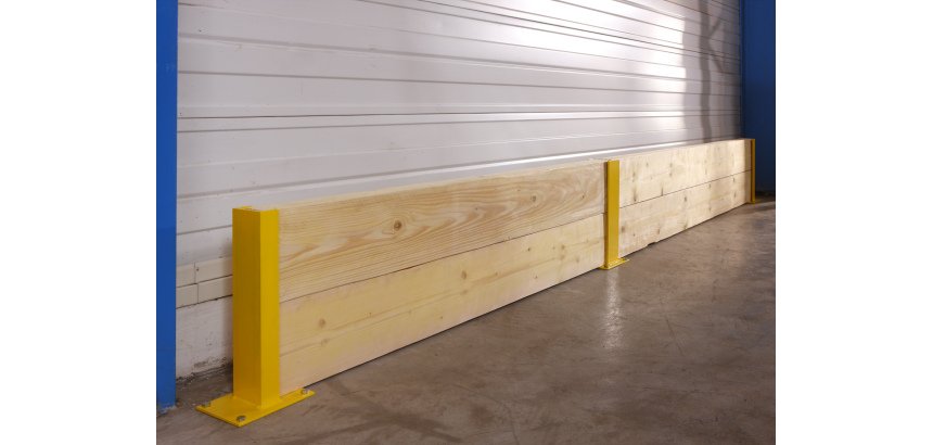 Protège rack pour support madrier - Extrémité