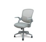 Silla Opti544 gris respaldo malla gris asiento 3D gris