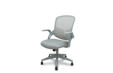 Silla Opti544 gris respaldo malla gris asiento 3D gris