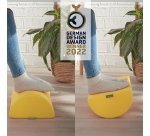 Reposapiés de escritorio Active Ergo Cosy, amarillo
