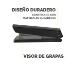 Grapadora Estándar Fellowes  LX820 Negro