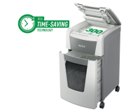 Destructeur Leitz IQ Auto+ Office 300 P4 - coupe croisée