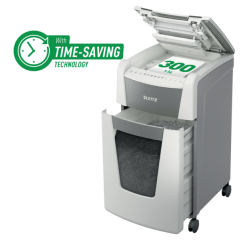 Destructeur Leitz IQ Auto+ Office 300 P4 - coupe croisée